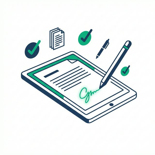 Zéro papier — Signature électronique